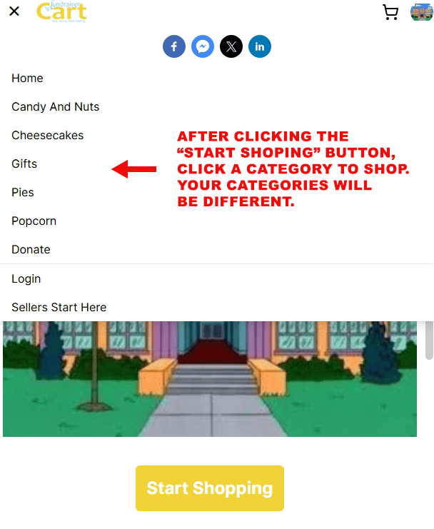 Mobile menu