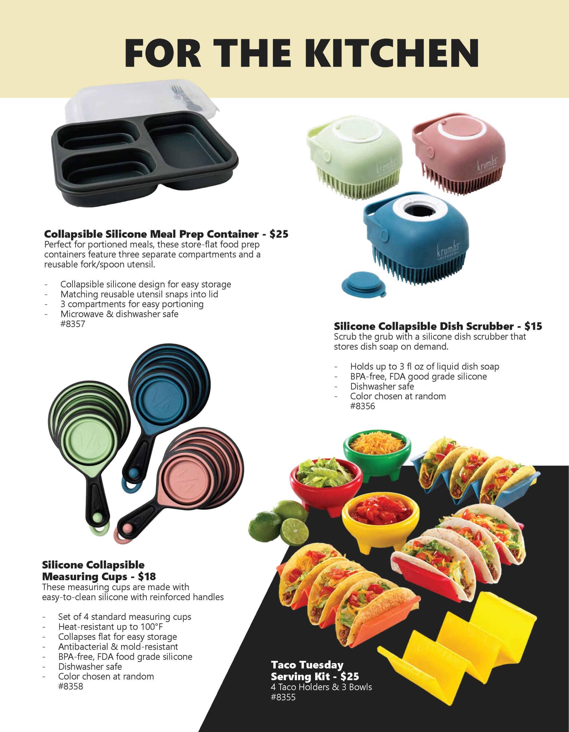 Kitchen and Home goods fundraiser